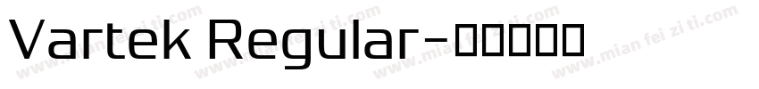 Vartek Regular字体转换